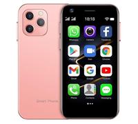 Mini Smartphone Petite Taille 3.0 Pouces Android 10 Dual SIM 4G Caméra 13MP 2000mAh Rose
