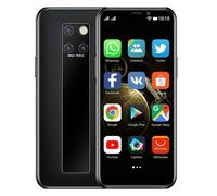Mini Smartphone Petite Taille 3GB RAM 64GB ROM Écran 3.46 Pouces Caméra Dual SIM Noir YONIS