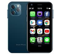 Mini Smartphone Petite Taille 4GB+64GB Ecran 3.0 Pouces Android 10 Caméra 13MP 4G Bleu