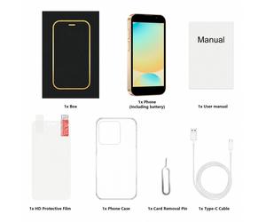 Mini smartphone SOYES i17, nouveau modèle, boutique d'applications préinstallée, compatible 3G/4G et Wi-Fi, installation gratuite d'applications supplémentaires. Ultra-compact et portable, une idée ca