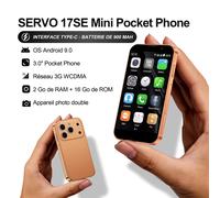 Mini smartphone téléphone Écran 3.0 Pouces RAM 2GB + ROM 16GB Réseau 3G WCDMA GPS WiFi Double Carte SIM telephone portable Orange
