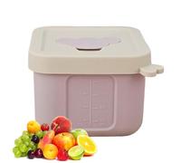 Mini Snack Container - Reusable Easy Release Ice Mold for Food Storage | Lidded Silicone Snack Box with Compact Leak Resistant Design, Portable Sauce Holder for School Picnic Travel Hiking Parties