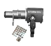 Mini snoot optique pour Aputure Storm 80C COB Light, comprend 33 filtres Gobo et album Gobo en PVC transparent gratuit, double fente magnétique, mise au point réglable, construction en aluminium pour