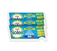 Mini Soleil Nettoyant Tout-En-1 | Berlingot Multi-usages à diluer | Vaisselle mains, lessive mains, sols & surfaces | Parfum fraicheur | Format pratique | Adapté aux peaux sensibles | 3x200mL