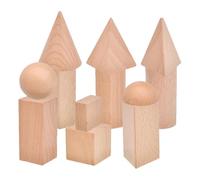 Mini Solides géométriques - Blocs d'apprentissage, modèles de Forme tridimensionnelle | Kit de Manipulation pour l'enseignement des mathématiques pédagogiques | Générateur de Concepts spati