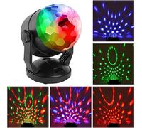 Mini Son Activated Party Lights Alimenté Par Batterie/Usb Portable Rgb Disco Ball Lumière Dj Éclairage Stroboscopique Lampe 7 Modes Scène Par Lumière Pour La Voiture Accueil Salle De Danse Fêtes D