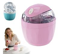 Mini sorbetière électrique de 500 ml avec contrôle à une touche, machine automatique à gelato et sorbet pour recettes familiales, prête en 15 minutes