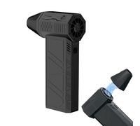 Mini souffleur à jet portable, 130 000 tr/min, ventilateur turbo haute vitesse, souffleuse à feuilles et à neige sans fil pour un nettoyage efficace