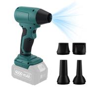 Mini Souffleur Compatible avec Makita 18V, 30 m/s, 130 000 TR/Min Moteur sans balais à Haute Vitesse, Jet Dry Turbo Fan pour Camping, Nettoyage & Atelier(sans Batterie)