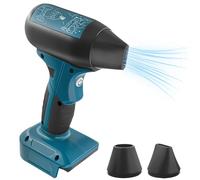 Mini souffleur d'air pour batterie Bosch 18 V, Jet Dry Mini Souffleur de Feuilles 130 000 tr/min, 4 vitesses, Souffleur de Poussière Portable pour le nettoyage de PC, clavier, voiture (Sans Batterie)