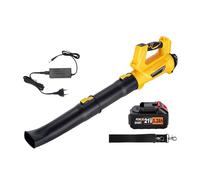 Mini souffleur de Feuilles électrique sans Fil avec Moteur Tout en cuivre et Ventilateur Turbo - 20 000 TR/Min, 218 mètres par Seconde, Outil de Nettoyage Industriel alimenté par