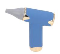 Mini Souffleur de Poussière, Sèche-cheveux à 4 Niveaux, Lame, Batterie 1100mAh, pour la Maison et l'extérieur (BLUE)