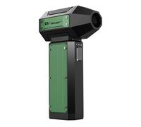 Mini souffleur multifonction Tracer AirForce moteur sans balais 130 000 tr/min 3 modes de fonctionnement batterie 3 000 mAh 90 min 4 embouts de nettoyage lampe torche LED appareil de nettoyage compact