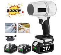 Mini Souffleur Turbo Portable Jet pour Batterie Sèche-cheveux électrique sans fil 2000W 2 batteries Outil nettoyage 150000 tr/min
