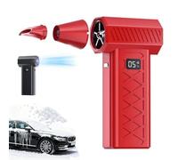 Mini souffleuse à neige pour voiture, souffleuse turbo à LED, 30 000 tr/min, mini souffleuse turbo avec design à double mode, souffleur portable pour déneigement de véhicule et nettoyage de la maison