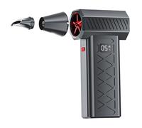 Mini souffleuse à Neige Turbo Mini souffleuse à Neige portative 130 000 TR/Min avec 6 Vitesses Rechargeable par USB et Conception Double Mode pour Le Nettoyage de la Maison du véhicule