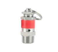 Mini soupape de sûreté à ressort inox304, décharge BSPT mâle | Soupape de limitation 0,5 à10 bar, protection contre surpression compresseur air(1pc-0.5mpa 5Bar,1l4 BSPT)