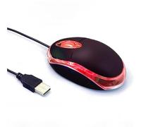 Mini souris optique filaire ergonomique avec USB pour ordinateur portable, PC, souris de bureau compatible avec Windows, Linux, Mac, convient pour le bureau, le travail, la maison, les enfants
