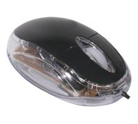 Mini souris optique lumineuse noire USB G