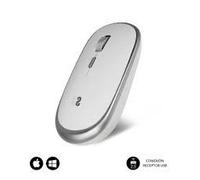 Mini Souris Sans Fil Subblim Wireless - 54mm x 25mm - Silencieuse - Précision réglable - Finitions de qualité - Ambidextre - 4 boutons - Economie d'énergie - Coloris Blanc