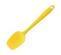 Mini spatule en silicone, grattoir de cuisine à haute résistance à la chaleur de 8,2 pouces, spatule de mélange en forme de T antiadhésive, ustensiles de cuisine pour la cuisson, (Jaune)