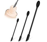 Mini spatule en silicone, petites cuillères et spatule en silicone pour maquillage, flacon étroit, résistant à la chaleur, long manche en silicone, pour obtenir la dernière goutte des bouteilles
