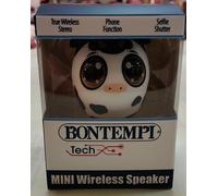 Bontempi | Mini Enceinte sans Fil Vache, Connexion Simple et Rapide sans Fil, Idéale pour Les Fêtes et Les Enfants, 300x200x195mm