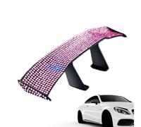 Mini spoiler adhésif de voiture - 17,5 cm - Aile arrière de voiture, décoration de queue pour un aspect aérodynamique, aileron extérieur de véhicule, accessoire de voiture cool pour homme, femme et