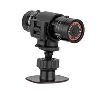 Mini Sport DV Action Caméra Lampe De Poche Casque Full HD 1080P Vidéo Idéal for Vélo Cycle Moto Caméscope Étanche(Camera and 64GB)