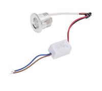 Mini spot encastrable LED - GOTOTOP - COB - Lumière blanche chaude 3000K - Aluminium - 3W