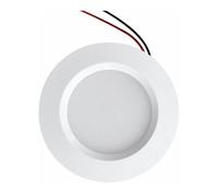 Mini Spot LED Encastrable perçage 55mm diamètre 68mm Compact 3W DC12V étanche IP54 Salle de bain(Aluminium, Blanc Naturel 4000K)