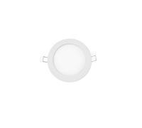 Mini spot LED rond EDM - 6W - 320lm - 6400K - Cadre blanc - 31601