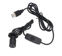Mini Spot Light, Aluminium USB 5V LED Spot Avec 6.6ft Cable Little Accent Light pour Peinture Photo Plantes Bijoux Vitrine Modèle éclairage de Vitrine/ de Cabinet (Lumière Blanche Chaude 3000K)