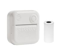 Mini stampante tascabile portable via Stampa termica istantanea di Foto, etichettatrice, connessione Wireless BT, compatible application Con Android o iOS, supporto per ricevute, etichette, promemoria