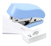Mini Stapler Staple - outil de capacité authentique pour la salle de classe, bureau avec conception portable, classeur papier pour l'école, studio, voyage, extérieur, taille compacte, stockage facile,