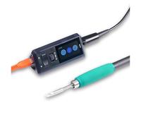 Mini station de soudage TS1M, fer numérique LED H100 RGB avec poignées T245 et C210, Robuste(TS1M TS210)