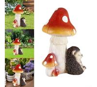 Mini statue de hérisson en résine pour jardin, bonsaï, extérieur, terrasse, décoration résistante aux intempéries