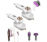 Mini Steam Iron, 2026 New 2 in 1 Travel Iron Steam Mini with Poignée Rotative à 180°, Chauffe Rapide En 20 Secondes, Convient Aussi Bien Au Repassage à Plat Qu'au Repassage Suspendu (2* Grey)