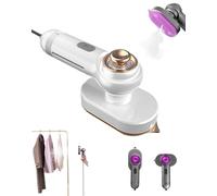 Mini Steam Iron, 2026 New 2 in 1 Travel Iron Steam Mini with Poignée Rotative à 180°, Chauffe Rapide En 20 Secondes, Convient Aussi Bien Au Repassage à Plat Qu'au Repassage Suspendu (Grey)