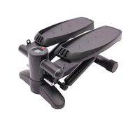 Mini stepper 2 en 1 pour la maison, silencieux, 150 kg, avec écran LCD, mini stepper de fitness, avec cordes de puissance pour l'entraînement des jambes, des bras, des fesses, des exercices de fitness