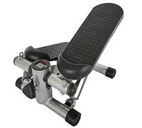 Mini stepper 2 en 1 Vélo d'appartement, Stepper pour la maison avec résistance réglable, stepper haut et bas avec écran LED et 2 extenseurs-38 * 30 * 21 cm-gris noir