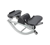Mini Stepper - Acier Carbone 49x27x23cm | Équipement Portable Fitness, Entraîneur avec Bandes Résistance | Travail Équilibre, Jambes Et Core pour Hommes, Femmes, Maison