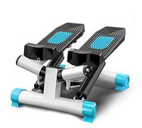 Mini stepper avec bandes de résistance et moniteur LCD - Machine compacte pour cardio, entraînement des jambes et des bras, équipement de fitness complet du corps