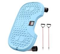 Mini Stepper de Fitness - Exerciseur de Torsion réglable, Conception Peu encombrante, Bandes de résistance intégrées, écran LCD | Entraînement d'entraînement pour Femmes pour Les Jambes, Les Bras, Le