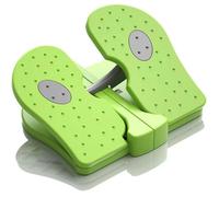 Mini Stepper Exerciseur sous le bureau Pédale de pied Escabeau de fitness pliable Vert Exerciseurs à pédale
