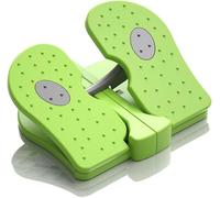 Mini Stepper Exerciseur sous le bureau Pédale de pied Escabeau de fitness pliable Vert Exerciseurs à pédale