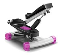 Mini Stepper Fitness Cardio Exercise Trainer, Machine StepperTwisting réglable en Hauteur, Équipement d'exercices Steppe