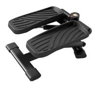 Mini stepper fitness disque de torsion de la taille 2 en 1 - SPORTNOW - grandes pédales antidérapantes, écran LCD, hauteur réglable