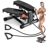 Mini Stepper hydraulique pour escaliers pour l'exercice - Stepper de Fitness Portable avec écran LCD, capacité de Charge de 300 LB pour la Perte de Graisse, Le Tonus des Jambes et Les entraînements