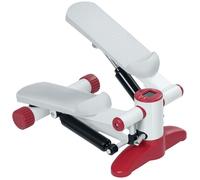 Mini stepper - SPORTNOW - avec moniteur LCD - pédales surdimensionnées antidérapantes - pour l'exercice à la maison - gris